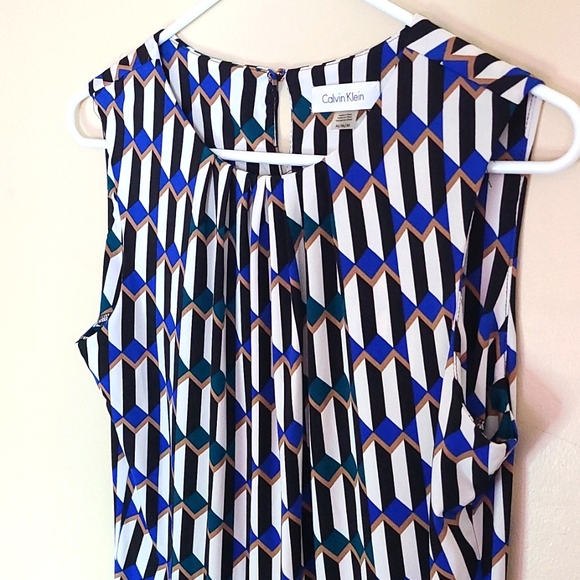 Calvin Klein Multicolored Tank Blouse - Picture 2 of 5